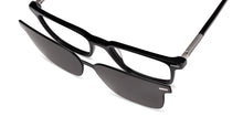 Load image into Gallery viewer, Black Rectangle Full Rim Unisex Eyeglasses by Lenskart-225819
