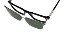 Load image into Gallery viewer, Black Rectangle Full Rim Unisex Eyeglasses by Lenskart-225819