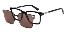 Load image into Gallery viewer, Black Rectangle Full Rim Unisex Eyeglasses by Lenskart-225819