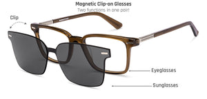 Black Rectangle Full Rim Unisex Eyeglasses by Lenskart-225820