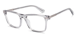 Gray Square Full Rim Unisex Eyeglasses by Lenskart-225822
