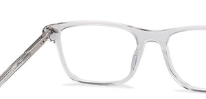 Gray Square Full Rim Unisex Eyeglasses by Lenskart-225822