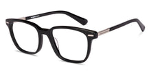 Load image into Gallery viewer, Black Rectangle Full Rim Unisex Eyeglasses by Lenskart-225825