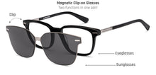 Load image into Gallery viewer, Black Rectangle Full Rim Unisex Eyeglasses by Lenskart-225825