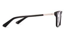 Load image into Gallery viewer, Black Rectangle Full Rim Unisex Eyeglasses by Lenskart-225825