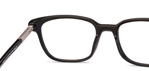 Black Rectangle Full Rim Unisex Eyeglasses by Lenskart-225825