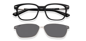Black Rectangle Full Rim Unisex Eyeglasses by Lenskart-225825