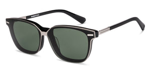 Black Rectangle Full Rim Unisex Eyeglasses by Lenskart-225825