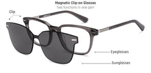 Load image into Gallery viewer, Gray Rectangle Full Rim Unisex Eyeglasses by Lenskart-225826