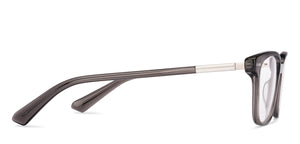 Gray Rectangle Full Rim Unisex Eyeglasses by Lenskart-225826