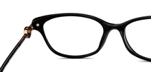 Load image into Gallery viewer, Black Cat Eye Full Rim Women Eyeglasses by John Jacobs-229025