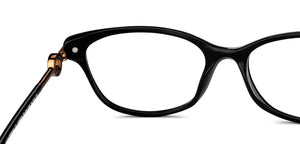 Black Cat Eye Full Rim Women Eyeglasses by John Jacobs-229025