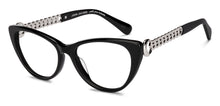 Load image into Gallery viewer, Black Geometric Full Rim Women Eyeglasses by John Jacobs-229027