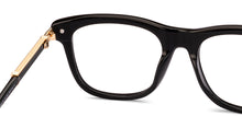 Load image into Gallery viewer, Black Wayfarer Full Rim Unisex Eyeglasses by John Jacobs-229029