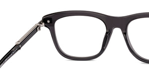 Grey Square Full Rim Unisex Eyeglasses by John Jacobs-229240