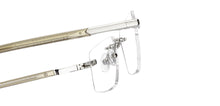 Load image into Gallery viewer, Silver Rectangle Rimless Men Eyeglasses by John Jacobs-229242
