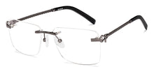 Load image into Gallery viewer, Gunmetal Square Rimless Men Eyeglasses by Lenskart-232212