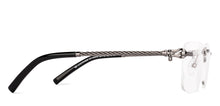 Load image into Gallery viewer, Gunmetal Square Rimless Men Eyeglasses by Lenskart-232212