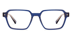 Blue Square Full Rim Unisex Eyeglasses by Lenskart-232711