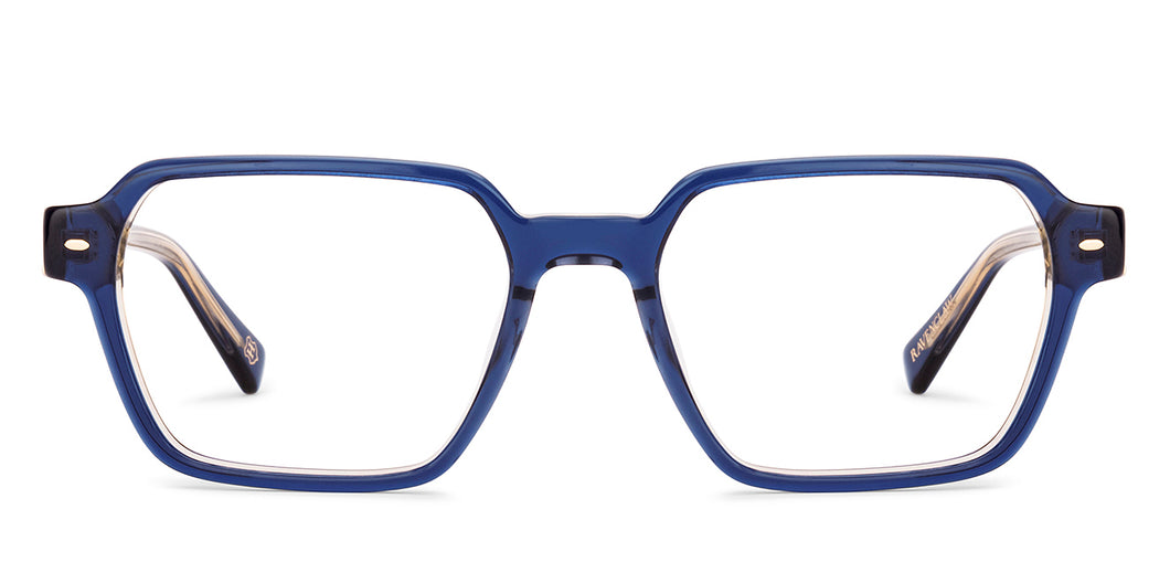Blue Square Full Rim Unisex Eyeglasses by Lenskart-232711