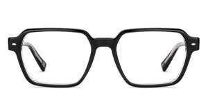 Black Square Full Rim Unisex Eyeglasses by Lenskart-232712