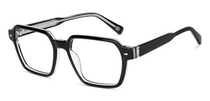 Black Square Full Rim Unisex Eyeglasses by Lenskart-232712