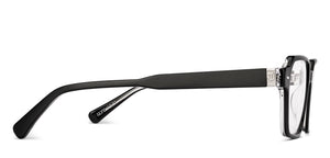 Black Square Full Rim Unisex Eyeglasses by Lenskart-232712