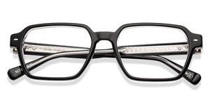 Black Square Full Rim Unisex Eyeglasses by Lenskart-232712