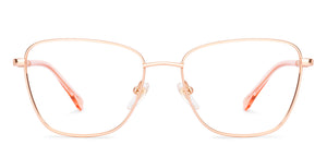 Rose Gold Cat Eye Full Rim Women Eyeglasses by Lenskart-232717