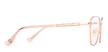 Load image into Gallery viewer, Rose Gold Cat Eye Full Rim Women Eyeglasses by Lenskart-232717