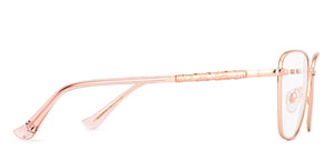 Rose Gold Cat Eye Full Rim Women Eyeglasses by Lenskart-232717