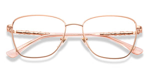 Rose Gold Cat Eye Full Rim Women Eyeglasses by Lenskart-232717