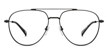 Load image into Gallery viewer, Black Aviator Full Rim Unisex Eyeglasses by Lenskart-232713