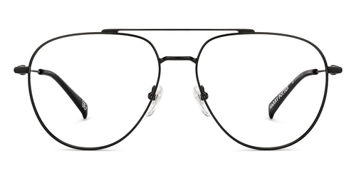 Black Aviator Full Rim Unisex Eyeglasses by Lenskart-232713