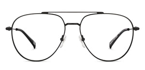 Black Aviator Full Rim Unisex Eyeglasses by Lenskart-232713