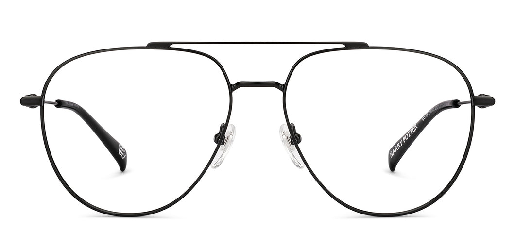 Black Aviator Full Rim Unisex Eyeglasses by Lenskart-232713