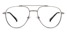 Load image into Gallery viewer, Gunmetal Aviator Full Rim Unisex Eyeglasses by Lenskart-232714
