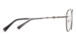 Gunmetal Aviator Full Rim Unisex Eyeglasses by Lenskart-232714