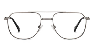 Gunmetal Square Full Rim Unisex Eyeglasses by Lenskart-232715