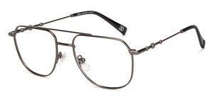 Gunmetal Square Full Rim Unisex Eyeglasses by Lenskart-232715