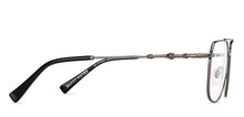 Load image into Gallery viewer, Gunmetal Square Full Rim Unisex Eyeglasses by Lenskart-232715