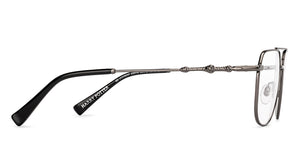 Gunmetal Square Full Rim Unisex Eyeglasses by Lenskart-232715