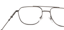 Load image into Gallery viewer, Gunmetal Square Full Rim Unisex Eyeglasses by Lenskart-232715