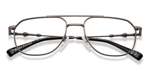 Gunmetal Square Full Rim Unisex Eyeglasses by Lenskart-232715