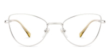 Load image into Gallery viewer, Silver Cat Eye Full Rim Women Eyeglasses by Lenskart-232716