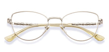 Load image into Gallery viewer, Silver Cat Eye Full Rim Women Eyeglasses by Lenskart-232716