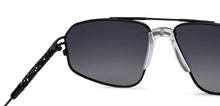 Load image into Gallery viewer, Black Aviator Full Rim Unisex Sunglasses by Lenskart-217412