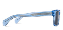 Load image into Gallery viewer, Blue Rectangle Full Rim Unisex Sunglasses by Lenskart-217416