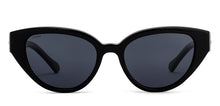 Load image into Gallery viewer, Black Cat Eye Full Rim Unisex Sunglasses by Lenskart-217417