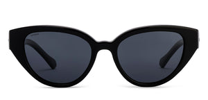 Black Cat Eye Full Rim Unisex Sunglasses by Lenskart-217417